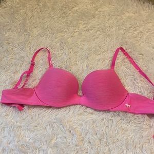 Pink, PINK bra. Worn twice. 34A